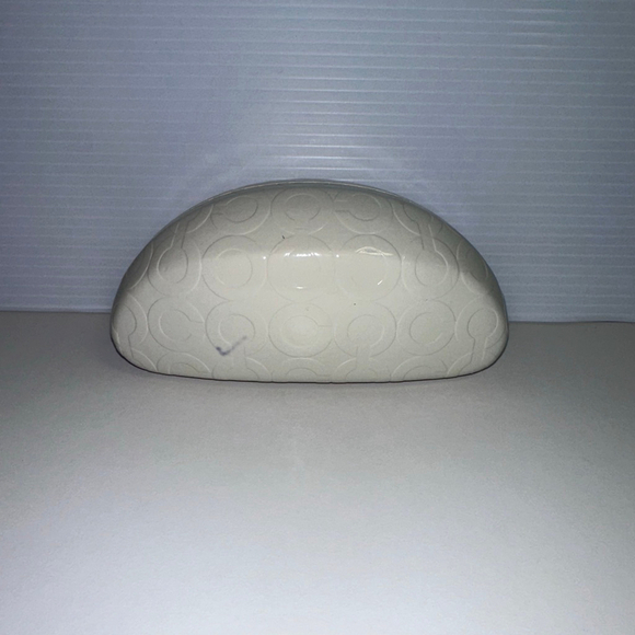 Coach Accessories - Coach Cream Beige Brown Signature Glasses Hard case
 One Size Not Perfect